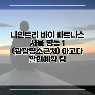나인트리 바이 파르나스 서울 명동 1 (관광명소근처) 아고다 할인예약 팁