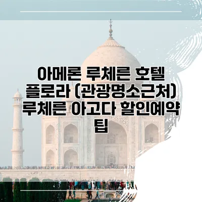 아메론 루체른 호텔 플로라 (관광명소근처) 루체른 아고다 할인예약 팁