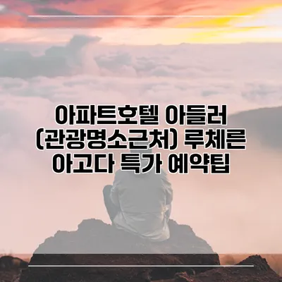 아파트호텔 아들러 (관광명소근처) 루체른 아고다 특가 예약팁