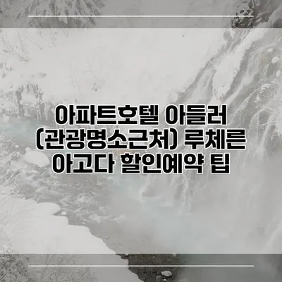 아파트호텔 아들러 (관광명소근처) 루체른 아고다 할인예약 팁