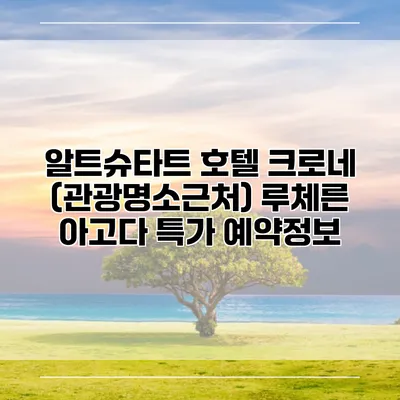 알트슈타트 호텔 크로네 (관광명소근처) 루체른 아고다 특가 예약정보