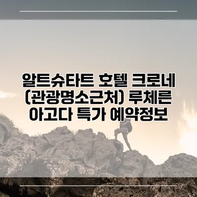 알트슈타트 호텔 크로네 (관광명소근처) 루체른 아고다 특가 예약정보