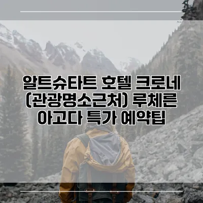 알트슈타트 호텔 크로네 (관광명소근처) 루체른 아고다 특가 예약팁