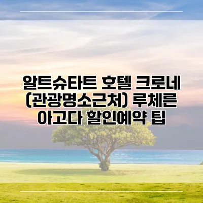 알트슈타트 호텔 크로네 (관광명소근처) 루체른 아고다 할인예약 팁