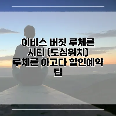 이비스 버짓 루체른 시티 (도심위치) 루체른 아고다 할인예약 팁