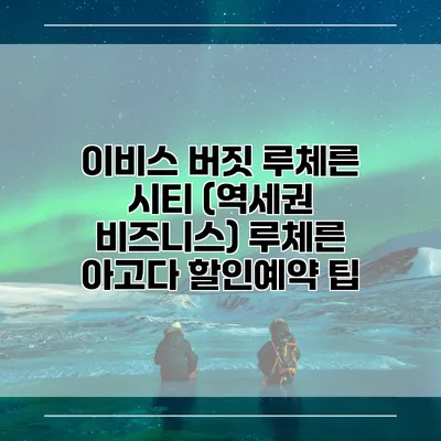 이비스 버짓 루체른 시티 (역세권 비즈니스) 루체른 아고다 할인예약 팁