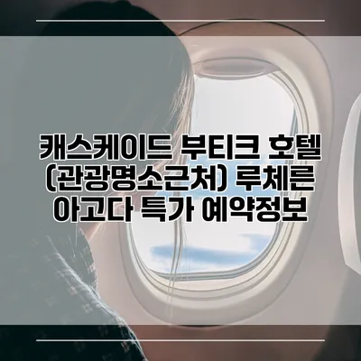 캐스케이드 부티크 호텔 (관광명소근처) 루체른 아고다 특가 예약정보
