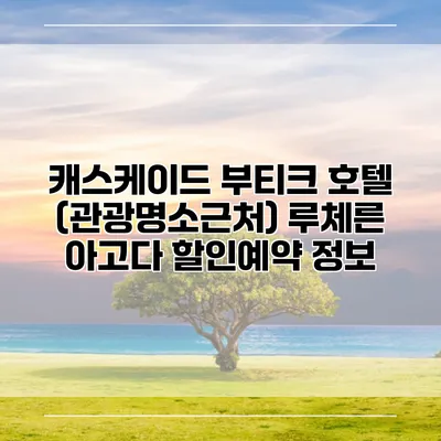 캐스케이드 부티크 호텔 (관광명소근처) 루체른 아고다 할인예약 정보
