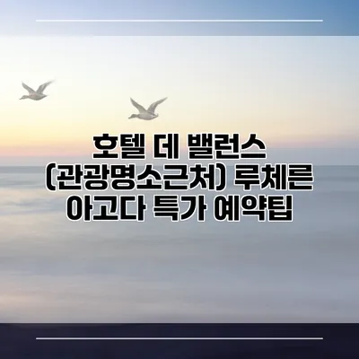 호텔 데 밸런스 (관광명소근처) 루체른 아고다 특가 예약팁