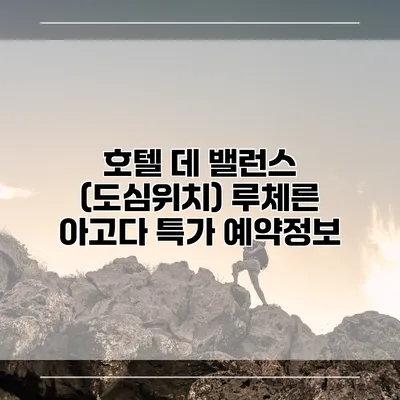 호텔 데 밸런스 (도심위치) 루체른 아고다 특가 예약정보