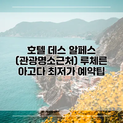 호텔 데스 알페스 (관광명소근처) 루체른 아고다 최저가 예약팁