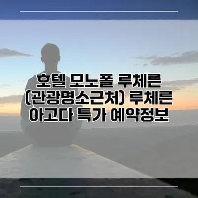 호텔 모노폴 루체른 (관광명소근처) 루체른 아고다 특가 예약정보