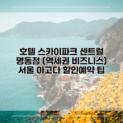 호텔 스카이파크 센트럴 명동점 (역세권 비즈니스) 서울 아고다 할인예약 팁